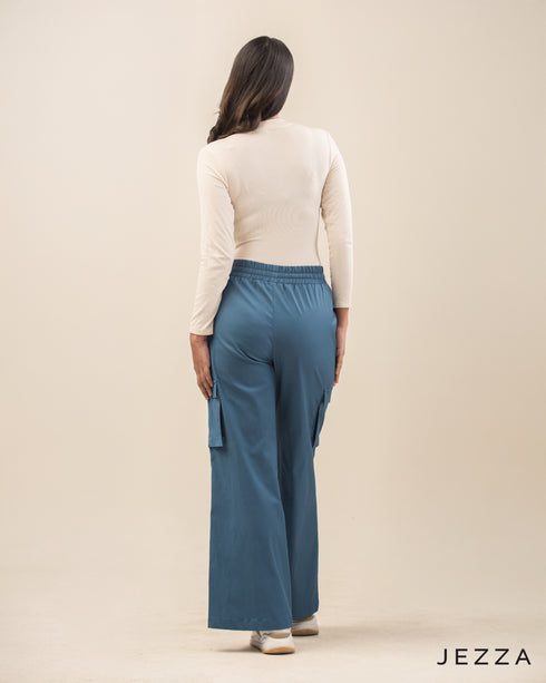Urban Ease: Elasticated Cargo Pant 70933